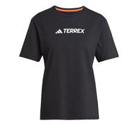 adidas Donna Terrex Classic Logo T-Shirt, Black, M