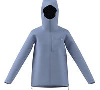 adidas Donna Terrex Multi 2.5 Layer CLIMAPROOF Rain Jacket, glow blue, M