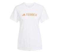 Adidas Camiseta Tech Multi Logo para mujer Blanca Talla S