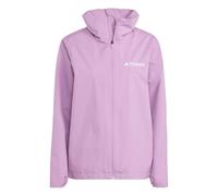 adidas Donna Terrex Multi Essentials 2 Layer Rain Jacket, preloved purple, M