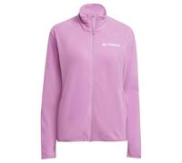 adidas Donna Terrex Multi Essentials Full Zip Fleece Jacket, Preloved Purple, S
