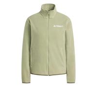 adidas Donna Terrex Multi Essentials Full Zip Fleece Jacket, Tent Green, L