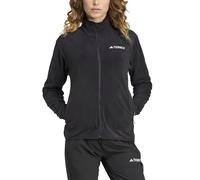 adidas Donna Terrex Multi Full Zip Fleece Jacket, Black, XS