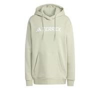 adidas Donna Terrex Multi Large Logo Hoodie, halo Green, S
