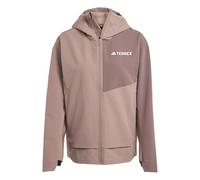 adidas Donna Terrex Multi Soft shell Jacket, trace brown, L
