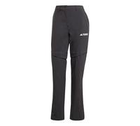adidas Donna Terrex Multi Zip Off Pants, Black, 22 Tall