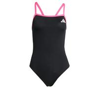 adidas Donna Thin Straps V-Back Swimsuit, Black, 46