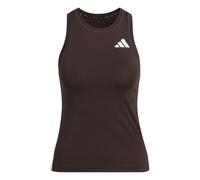 adidas Donna Train Essentials 3-Stripes Workout Tank, Aurora Coffee/White, XS