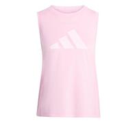 adidas Donna Train Essentials Big Performance Logo Training Tank Top, True Pink/Clear Pink, XS
