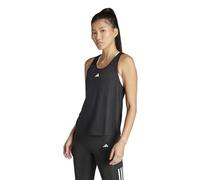 adidas Donna Train Essentials Minimal Branding Racerback Tank Top, Black, L