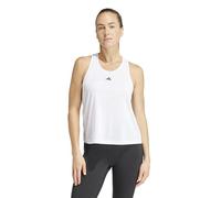 adidas Donna Train Essentials Minimal Branding Racerback Tank Top, White, XL