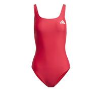 adidas Donna V-Back Swimsuit, Pure Ruby, 46