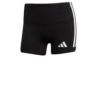 adidas Donna Volleyball 3-Stripes 4 Inches Shorts, Black, L Long