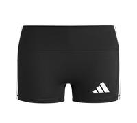 adidas Donna Volleyball 3-Stripes 4 Inches Shorts, Black, S 4 inch