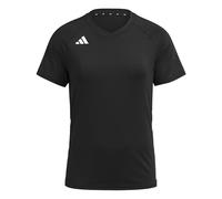 adidas Donna Volleyball Hilo Short Sleeve Jersey, Black, XS