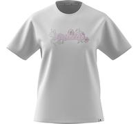 adidas Donna Western Florals Graphic T-Shirt, White, S