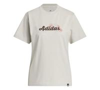 adidas Donna Western Florals Graphic T-Shirt, Wonder Alumina, XXS