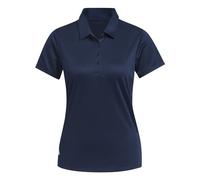 adidas Donna Women's Solid Performance Short Sleeve Polo Shirt, Collegiate Navy, L