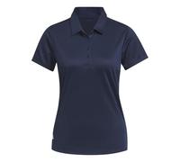 adidas Donna Women's Solid Performance Short Sleeve Polo Shirt, Collegiate Navy, S