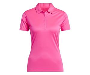 Adidas Donna Women's Solid Performance Short Sleeve Polo Shirt, Solar Pink, XL