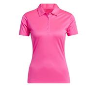 adidas Donna Women's Solid Performance Short Sleeve Polo Shirt, Solar Pink, XXL