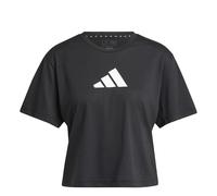 adidas Donna Workout Essentials Big Performance Logo Training T-Shirt, Black, XS