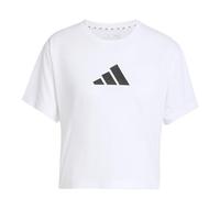 adidas Donna Workout Essentials Big Performance Logo Training T-Shirt, White, M