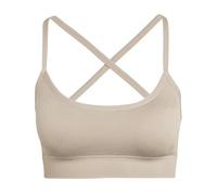 adidas Donna Workout Essentials Knit Light Support Padded Bra, Chalky Brown, XS