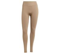 adidas Donna Workout Essentials Knit Scrunch 1/1 Leggings, chalky brown, XXL