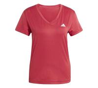 adidas Donna Workout Essentials V-Neck T-Shirt, Active Maroon, XS