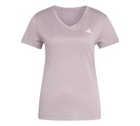 adidas Donna Workout Essentials V-Neck T-Shirt, preloved Fig, XS