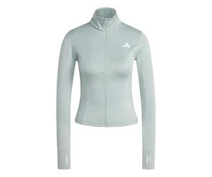 adidas Donna Workout Essentials Zip Through Jacket, Wonder Sage, XL