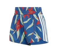 adidas Donna x Farm PIO Pacer Shorts, Dark Marine/Tactile Red/Cream White, XS