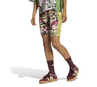 adidas Donna x FARM RIO BIKE SHORTS, Crystal Linen/semi lucid fuchsia/unity lime, XS