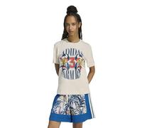 adidas Donna x Farm Rio Graphic T-Shirt, Talc/Dark Marine, M