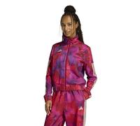 adidas Donna x Farm Rio House of Tiro Track Top, Bahia Magenta/Active Maroon/Crystal Linen, S