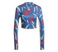 adidas Donna x Farm Rio Training Long Sleeve, Dark Marine/Tactile Red/White, S