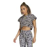 adidas Donna x Farm Rio Training Tank Top, Black/Crystal Linen/Unity Lime, XXS