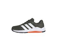 adidas Hombre Dropset Base Training Shoes, Night Cargo/Cloud White/Impact Orange, 46 EU