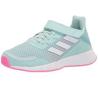 adidas Duramo SL Running Shoe, Halo Mint/Cloud White/Screaming Pink, 10.5 US Unisex Little Kid