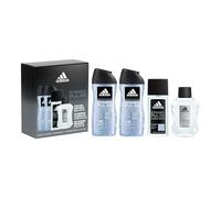 adidas Dynamic Pulse - Juego de regalo de 4 piezas con notas de menta, manzana y madera, fragancia masculina, duradero y deportivo