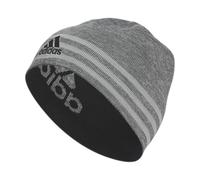 Adidas Eclipse - Gorro Reversible para Hombre, Gris Six-Grey Twist/Onix Grey/Black F23, Talla única