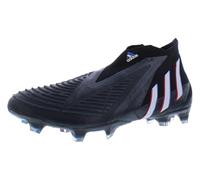 adidas Edge.3 Predator - Tenis de fútbol unisex para adultos, Core Black Cloud White Vivid Red Black, 42 EU
