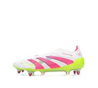adidas Elite LL SG - Zapatillas de fútbol (talla L), color blanco y rosa, blanco, 36 2/3 EU