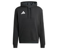 adidas Hombre Entrada26 Hoodie Sweatshirt, Black/White, L Tall