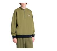Adidas - EQT Blocked Half-Zip Hoodie - Sport - Hombre - Verde - S -