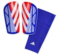 Adidas - Espinillera Tiro SG League, Unisex, Solar red-Lucid blue-White, XL