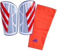 Adidas - Espinillera Tiro SG League, Unisex, White-Lucid blue-Solar red, XL