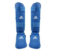 adidas - Espinilleras de Boxeo, Color Azul, Talla S