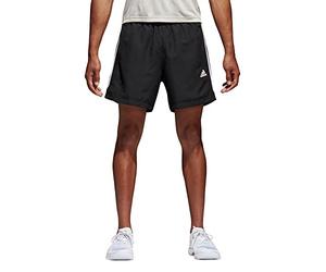 adidas ESS 3S Chelsea - Pantalón corto para hombre, color negro / blanco, talla L